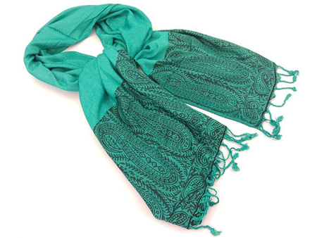 SZAL ORIENTALNY TYPU PASHMINA (DUŻY SZALIK, CHUSTA, APASZKA)