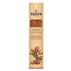 Kadzidła Sattva goździk (clove, kadzidełka, trociczki) 15 szt.