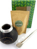 YERBA MATE ZESTAW TYKWA CALABAZA + BOMBILLA + YERBA MATE DESPALADA ORGANIC BIO 50G