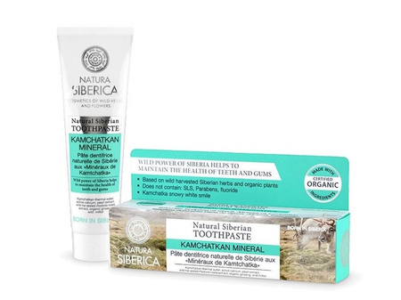 NATURALNA SYBERYJSKA PASTA DO ZĘBÓW MINERAŁY KAMCZATKI (NATURA SIBERICA)