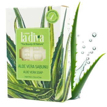 Mydło w kostce z aloesem nawilżające La Diva 100g