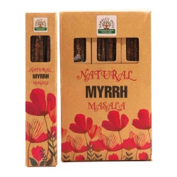 Kadzidła naturalne botaniczne Masala Mirra, o zapachu mirry
