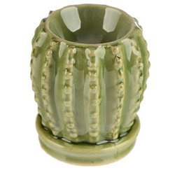 Kominek ceramiczny zapachowy, kaktus zielony (podgrzewacz)