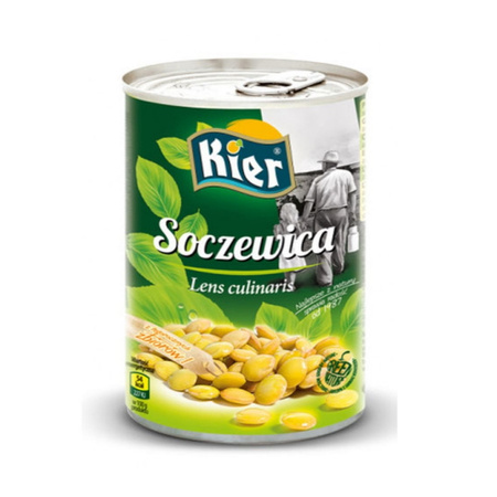 Soczewica konserwowa w puszce, Kier 400g 