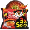 Zestaw bardzo ostrych zupek, Buldak Ramen, Nongshim, Volcano 4 szt.