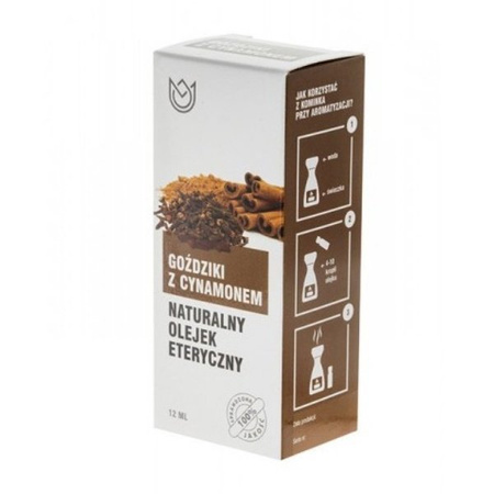 Naturalny olejek eteryczny goździki z cynamonem 12 ml