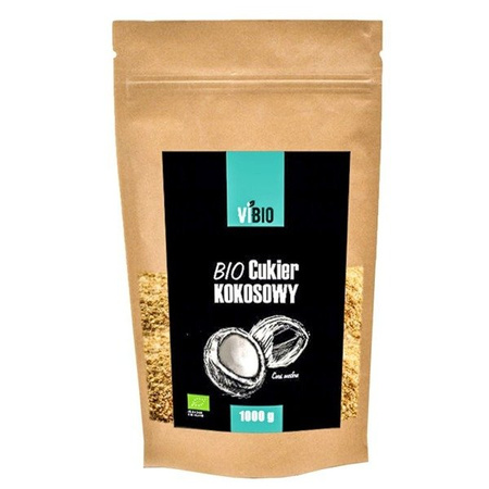 BIO CUKIER KOKOSOWY NATURALNY PALMOWY 1KG 