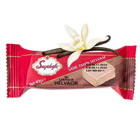 Chałwa turecka waniliowa, baton Seyidoglu 40g