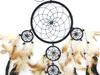 ŁAPACZ SNÓW DŁ. 70 CM, CZARNY (DREAM CATCHER, AMULET, ZAWIESZKA)