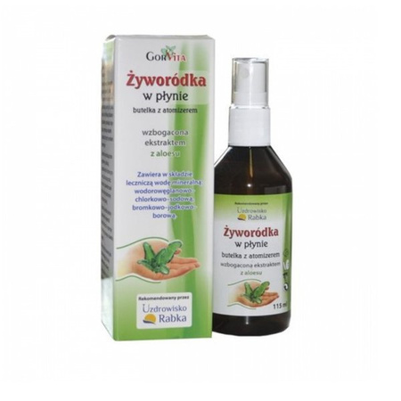 ŻYWORÓDKA W PŁYNIE WZBOGACONA EKSTRAKTEM Z ALOESU, (GORVITA, ALOE VERA)  SPRAY 115 ML 