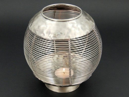 ŚWIECZNIK METALOWY (LAMPION VINTAGE, RETRO)
