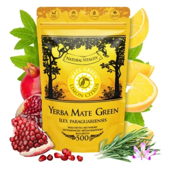 Yerba Mate Green cytrusowa, Limon Citrus, 500g