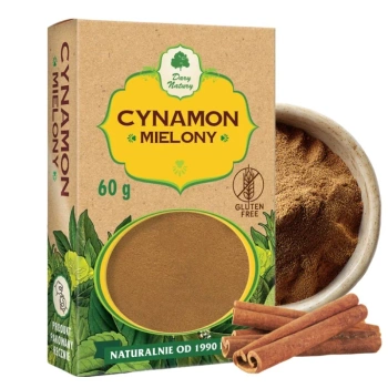 Cynamon mielony przyprawa korzenna Dary Natury 60g