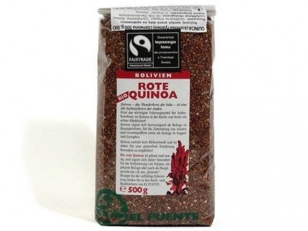 QUINOA - KOMOSA RYŻOWA CZERWONA (500G, BIO, FAIR TRADE)