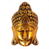 Maska Budda złota 30cm (drewno, rzeźba, Indonezja)