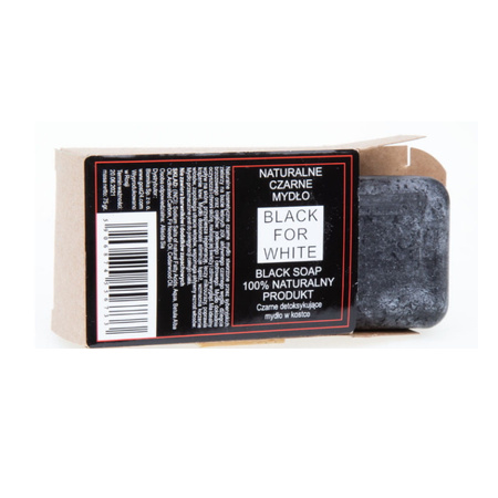 Naturalne mydło dziegciowe Black For White 75g