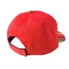 Czapka z daszkiem, czerwona bejsbolówka z regulacją z Peru