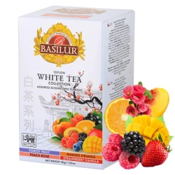 Biała herbata Assorted White, zestaw 4 smaków, Basilur 20 sasz.