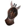 Maska żyrafa drewniana płaskorzeźba ozdoba na ścianę 30cm