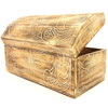 SKRZYNIA RZEŹBIONA DREWNIANA SZKATUŁA (39CM INDONEZJA)