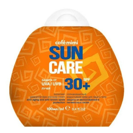 Krem przeciwsłoneczny SPF 30 (z filtrem, Cafe Mimi, Rosja, 100ml)