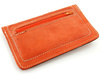 PORTFELIK Z MAROKO (SKÓRA, RĘKODZIEŁO, PORTFEL, ETNO, POMARAŃCZOWY ,16CM)