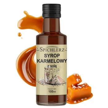 Syrop karmelowy z solą do kawy i deserów, Spichlerz 100ml