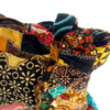 Torba Indyjska łódka batik z kokardką (kolorowa, patchwork)