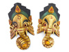 MASKA DREWNIANA GANESHA (23 CM, INDIE)