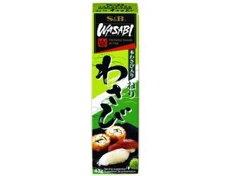 PASTA WASABI CHRZAN JAPOŃSKI S&B 43G, DO SUSHI, ORYGINALNY