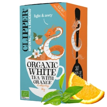 Herbata biała pomarańczowa Bio Clipper 20 sasz.