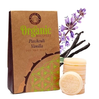 Sojowy wosk zapachowy do kominka, Paczula i wanilia