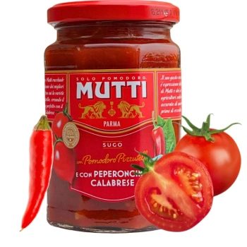 Włoski sos z papryką chillii Peperoncino Calabrese Mutti 280g