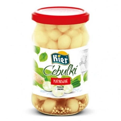 Cebulki srebrzyste, marynowane 330g Kier