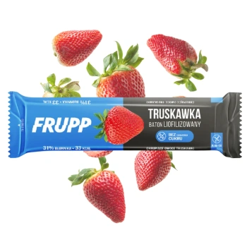 Frupp baton liofilizowany truskawkowy bez glutenu bez cukru Celiko 10g