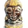 Maska drewniana Budda, figurka rękodzieło brąz 60 cm Indonezja
