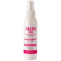 AŁUN W PŁYNIE (RÓŻA, MAROKO, ANTYPERSPIRANT 100 ml, NATURALNY DEZODORANT)