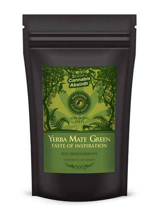 Yerba Mate Green Cannabis Absinth 500g Idealna do Terere