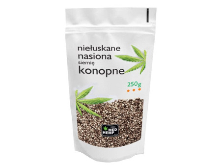 NASIONA (SIEMIĘ) KONOPNE NIEŁUSKANE 250G (ZIARNO KONOPI)