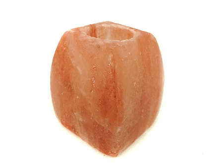 ŚWIECZNIK Z SOLI HIMALAJSKIEJ KWADRATOWY 1KG (LAMPA SOLNA ZDROWOTNA, JONIZUJĄCA)