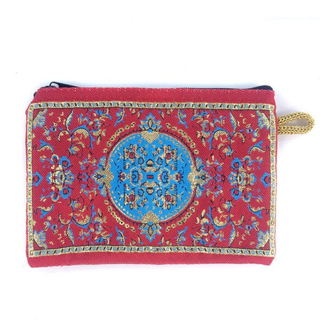 ORIENTALNA SASZETKA CZERWONA KOSMETYCZKA ETUI (TURCJA10X15CM)