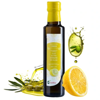 Oliwa z oliwek extra virgin smakowa cytrynowa aromatyzowana Morettini 250ml