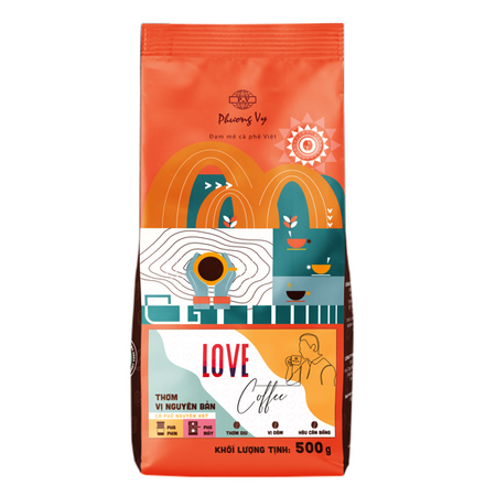  Kawa wietnamska Love Caffee ziarnista 500g