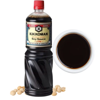 Sos sojowy Kikkoman 1L (sushi, soja, 1000ml, kuchnia orientalna)