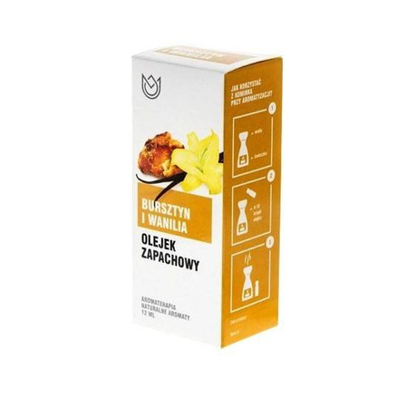 Olejek zapachowy bursztyn i wanilia, 12 ml 