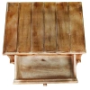 Drewniana szafka z szufladą w kolorze brązowym, Indonezja 55x50cm