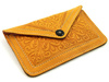 PORTFELIK Z MAROKO (SKÓRA, RĘKODZIEŁO, PORTFEL, ETNO, ŻÓŁTY ,16CM)