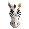 Maska zebra, drewniana ozdoba na ścianę 19 cm
