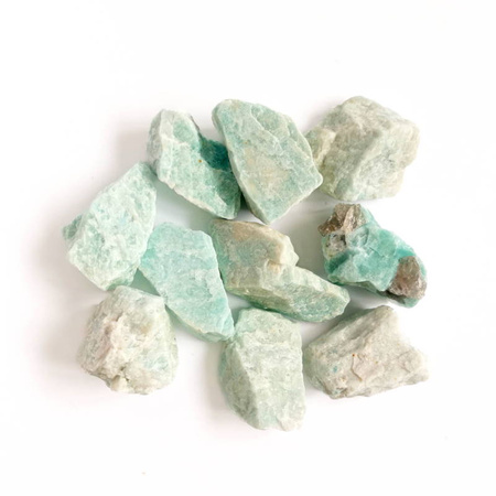Kamień naturalny surowy amazonit (minerał, 4-5cm, Brazylia)