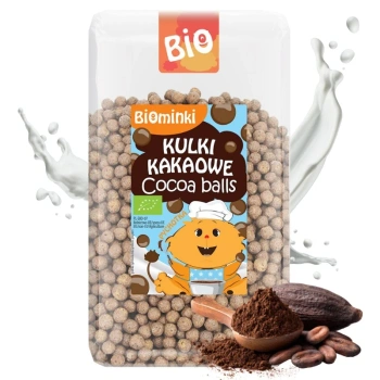 Kulki czekoladowe Biominki chrupki do mleka Bio 300g